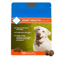 Formule vétérinaire en granulés souples pour le soin des hanches et des articulations des chiens, soutien à la mobilité avec glucosamine, chondroïtine et curcuma
