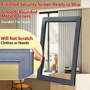 Mosquitera Moderna de Aluminio con Malla de Diamante, Autoinstalable, Deslizante e Inclinable para Ventana de Dormitorio, Longitud Personalizable - Product Image 5