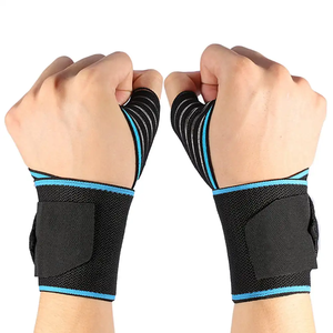 2025 diskon besar dukungan bungkus pergelangan tangan Gym angkat beban kebugaran tugas berat - Product Image 1