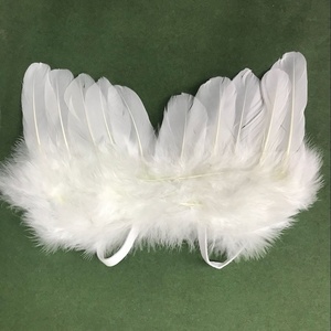 Accessoires de photographie pour bébés : Ailes d'<span class=keywords><strong>ange</strong></span> en plumes teintées, décoration pour animaux de compagnie et poupées, vente directe en gros pour tout-petits, performance optimale - Product Image 5