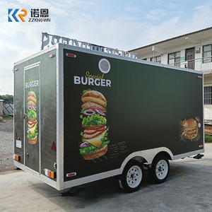 Camión de Comida para Hamburguesas de Alta Resistencia en Venta, Remolque de Comida Comercial de 4m Totalmente Equipado, Cocina Móvil de Doble Eje con Línea de Cocina - Product Image 6