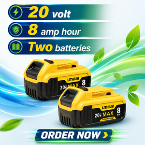 Batería Recargable de Alta Capacidad de <span class=keywords><strong>20V</strong></span> 7.5Ah 18650 para Herramientas Eléctricas DEW, Taladros y Llaves de Impacto - Product Image 6