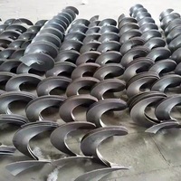 Vis hélicoïdale sans fin pour sable et gravier, fabrication de vis hélicoïdales, lame de vis hélicoïdale continue, vente chaude
