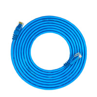 Gigabit Catégorie 6E Fini 1m Câble réseau pour ordinateur Communication Jumper Router Connexions