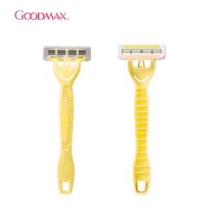 Maquinilla <span class=keywords><strong>de</strong></span> <span class=keywords><strong>Afeitar</strong></span> Desechable GOODMAX para <span class=keywords><strong>Mujer</strong></span>, con Triple Hoja, para Cuidado Personal - Product Image 1