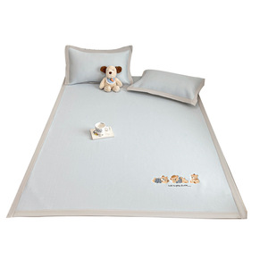 <span class=keywords><strong>Liife</strong></span> Home Drap-housse rafraîchissant en soie glacée 0,9 m pour lit, literie d'été pour bébé, doux, respirant, toucher frais - Product Image 5