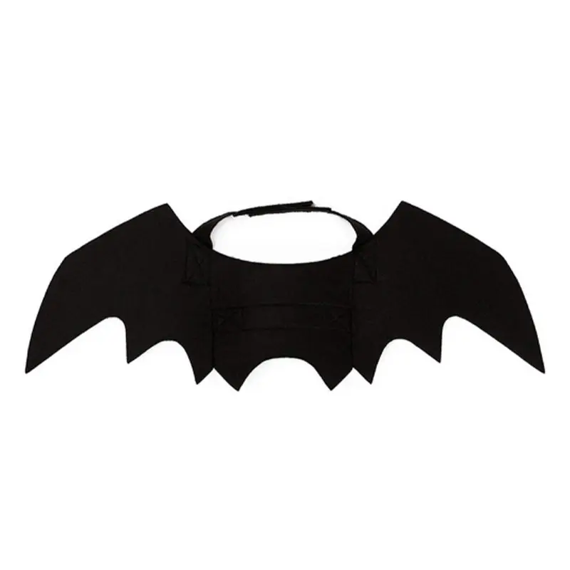 Alas de murciélago de gato de fieltro para decoración de fiesta de Halloween, gran oferta