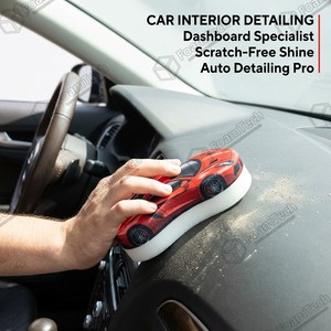 Éponge de nettoyage pour l'intérieur de la <span class=keywords><strong>voiture</strong></span> - <span class=keywords><strong>Mousse</strong></span> non toxique et <span class=keywords><strong>tissu</strong></span> non tissé pour l'élimination de la poussière et de la saleté - Product Image 2