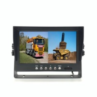 Moniteur de camion 2 canaux 9 pouces IPS TFT HD720P avec caméra de recul Android pour aide au stationnement