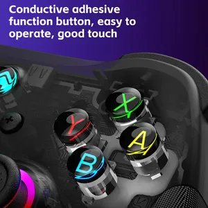 Rgb Wireless Controller 6-axis Motion Sensor Console -compatible Support for Deck Ps3 Ps4/ps3/switch/steam Deck - Product Image 3