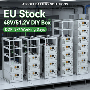 ชุดแบตเตอรี่ ASGOFT DIY LiFePO4 พร้อมชุดอุปกรณ์ DIY สำหรับแบตเตอรี่ลิเธียม 16S 200A V19 JK BMS 48V 280Ah 314AH 16KWH พร้อมกล่องและชั้นวางเก็บแบตเตอรี่ (สินค้าในสต็อกยุโรป) - Product Image 1
