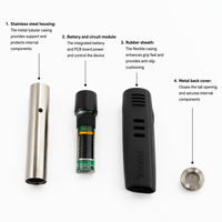 Lecteur RFID V52 étanche et antichoc avec carte PCB en résine époxy, coque en caoutchouc à 360 degrés, synchronisation cloud WiFi sans fil 125KHz