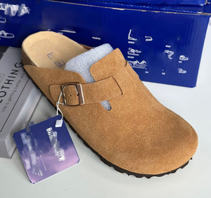 Sandales Birkenstock en cuir véritable de qualité supérieure, semelle souple antidérapante, pour la plage et l'extérieur, sabots plats Birkenstock, vente en gros 2026 - Product Image 3