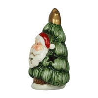 Nouvel arrivage bohème lumineux à Led en céramique, ornement d'arbre de noël, décoration festive, nouvel arrivage, 8 pièces