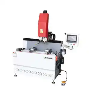 CNC full automatic single head aluminum profile drilling and milling machine