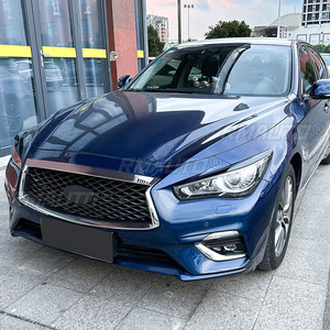 2 pièces de garnitures de phares de voiture pour Infiniti Q50 2014+, autocollants de phares, garnitures de phares, accessoires de style automobile - Product Image 5