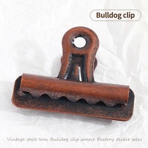 LM 25MM Bronze Non-Magnetic Binder Paper <strong>Clips</strong> <strong>Bull</strong> <strong>Dog</strong> <strong>Clip</strong> for Home Kitchen School Office Supplies - Product Image 5