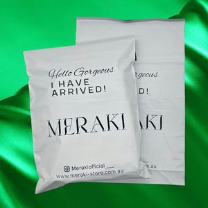 Enveloppes d'expédition en polyéthylène de taille personnalisée avec logo imprimé en couleur, sac d'expédition blanc pour vêtements - Product Image 6