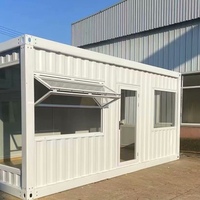 Conteneur de bureau modulaire préfabriqué Keesson, étanche, fabriqué en panneaux sandwich pour une utilisation en extérieur, pour abri de voiture