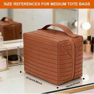 Waterproof Foldable Travel <b>Makeup</b> <b>Bag</b> <b>Large</b> Capacity Cosmetic Organizer Toiletry <b>Bag</b> for Women Vacation Daily Use - Product Image 2