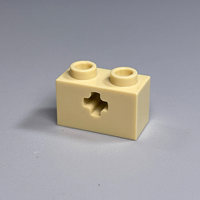 Pièce de rechange pour blocs de construction 32064, brique Technic 1x2 avec trou d'axe type 1, ouverture et broche inférieure, accessoires pour briques MOC, 1 lot/100 pièces