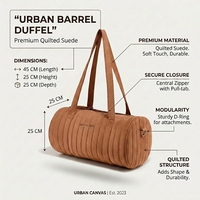 Sac de sport matelassé en daim pour raquette de tennis, fourre-tout de sport durable pour l'entraînement de tennis et les escapades de week-end, logo couleur personnalisé