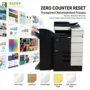 Stampante Ricondizionata REOEP per <span class=keywords><strong>Konica</strong></span> <span class=keywords><strong>Minolta</strong></span> Bizhub <span class=keywords><strong>C224</strong></span> C284 C364 C454 C554 C654 C754, Fotocopiatrice Usata - Product Image 1