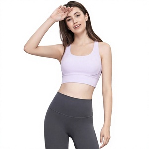 Soutien-gorge de sport noir et vert citron avec bordure contrastée, soutien moyen pour l'entraînement - Product Image 1
