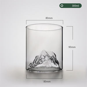170ml 300ml Riegel mit hohem Boro silikat Transparent Mountain Viewing <span class=keywords><strong>Whisky</strong></span> glas becher - Product Image 2