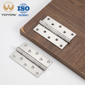 Bisagra de acero inoxidable SUS304 de 127*89*3 mm de grosor, bisagra de mortaja completa de alta resistencia para puertas residenciales, comerciales y gabinetes. - Product Image 1