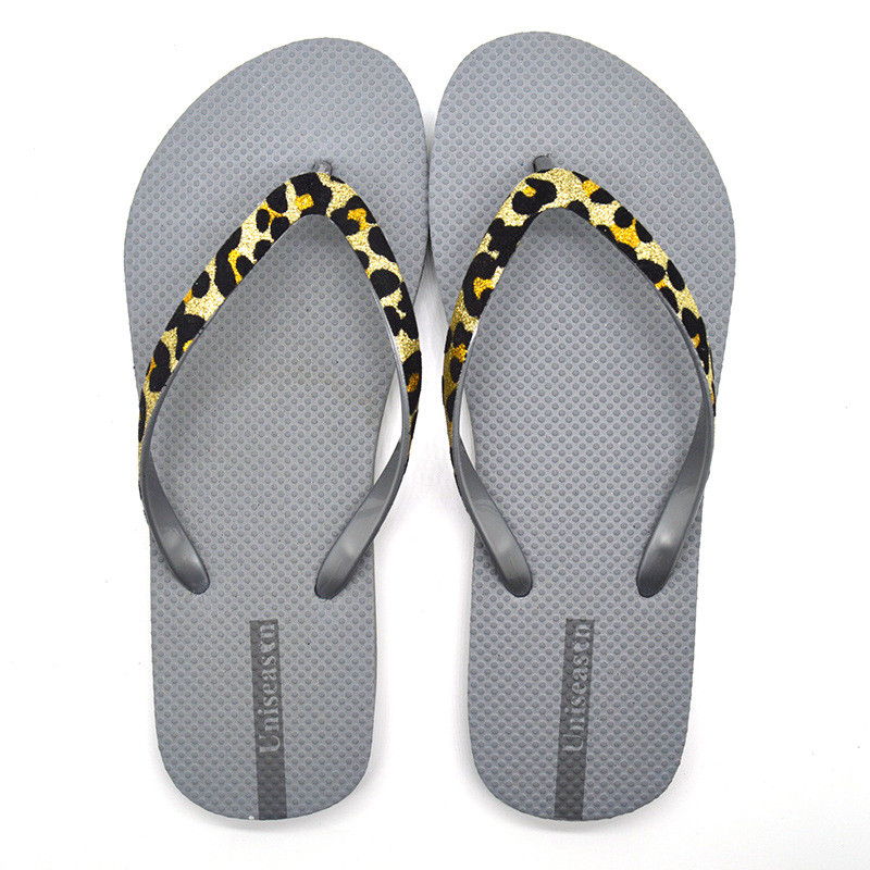 Women Beach Flip Flops Summer Fashion Flat Shoes Custom PVC PE Casual Slippers