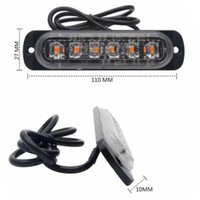 Feux latéraux de camion LED 12V 24V, feux de signalisation, feux arrière, feux externes de voiture, remorque, camion, jaune, blanc, rouge, bleu, vert