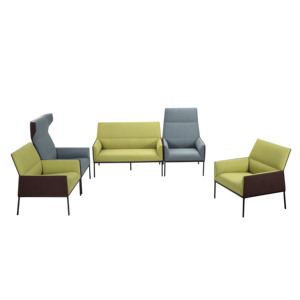 Sofá moderno de tela de una plaza de lujo para sala de estar, oficina, hotel, apartamento, dormitorio, salón, centro comercial con opción OEM - Product Image 5