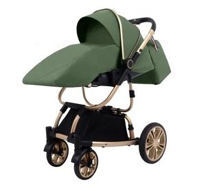 Trẻ sơ sinh trẻ mới biết đi 3-in-1 Xe đẩy em bé với Reversible Linen <span class=keywords><strong>Seat</strong></span> cho nhiều giai đoạn tăng trưởng - Product Image 6