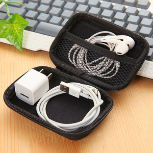 Étui de transport portable étanche pour écouteurs avec logo personnalisé, pochette de rangement en EVA pour mini-écouteurs, étui de protection pour la charge des écouteurs - Product Image 4