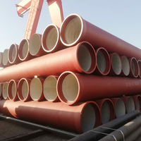 Tuyau en fonte ductile Spot DN350 tuyau d'alimentation en eau d'égout de drainage d'incendie de qualité K9 tuyau en fonte ductile