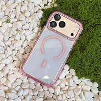 Nouvelle coque de téléphone magnétique antichoc transparente dégradée anti-jaunissement pour iPhone 15 16 17 18 Pro Max