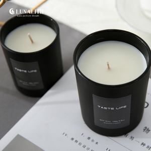 Candele Profumate di Soia Artigianali in Vaso di Vetro di Lusso con Logo Personalizzato per Arredamento Casa - Product Image 5