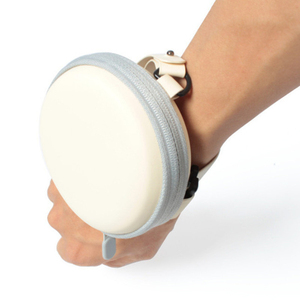 Étui rigide rond en EVA pour lunettes de soleil, personnalisable avec logo, antichoc, portable, avec fermeture éclair, pour lunettes pliables, vente en gros - Product Image 2