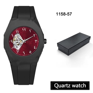 2026 Best-Selling Luxury OEM Men's Arabic Numerals Quartz Watch Analog Automatic Watch Men's Wrist Silicone Watch Waterproof - Product Image 5