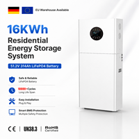 Stock UE - Batterie solaire au lithium 51,2 V 314 Ah - Pack de batteries 51,2 V 16 kWh - Système d'énergie solaire 6 kW - Batterie de stockage d'énergie LiFePO4 48 V 280 Ah