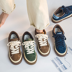 La Fábrica Vende al por Mayor los Nuevos Zapatos de Plataforma Versátiles Marauder, de Ante Sintético Antideslizante, Estilo Retro, Deportivos y Casuales - Product Image 2