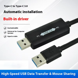 USB 3.0 mâle mâle câble sans pilote ordinateur portable/ordinateur <span class=keywords><strong>de</strong></span> bureau transfert <span class=keywords><strong>de</strong></span> données copie <span class=keywords><strong>partage</strong></span> souris/clavier <span class=keywords><strong>connexion</strong></span> 1.5m Stock - Product Image 6