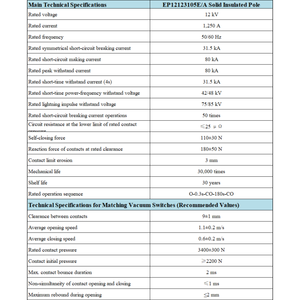 Poste Aislado Sólido EP12123105E/A, Poste Encapsulado - Product Image 4