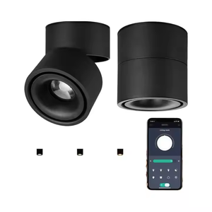 Spots <span class=keywords><strong>LED</strong></span> anti-éblouissement modernes de haute qualité, base <span class=keywords><strong>E27</strong></span>, luminaires de plafond pour salon, spots en aluminium à montage en surface - Product Image 4
