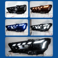 Ensemble de phares LED à faible consommation d'énergie, style RS, 12V, applicable aux AUDI A4 2017-2020, feux de jour et clignotants pour véhicules