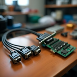 Carte série PCI Express Moxa CP-114EL-DB9M, 4 ports RS232, connecteurs D-Sub standard pour usage industriel, Taïwan - Product Image 3