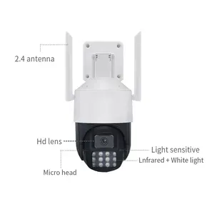 New Product Q810 5 MP Care cam Night Vision Outdoor Wireless Security WiFi CCTV PTZ IP Camera