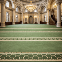 Rouleaux de moquette personnalisés pour églises et congrès, tapis de prière turc pour mosquées, moquette tuftée à la machine mur à mur pour mosquées