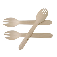 Ensemble de couverts jetables en bois pour desserts, mini-cuillères, fourchettes et couteaux, pour pâtisserie, boulangerie, événements de dégustation, mariage et traiteur